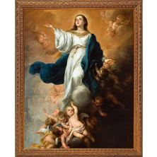 THE ASSUMPTION OF THE VIRGIN - MURILLO - 18¼"  x 22¼"